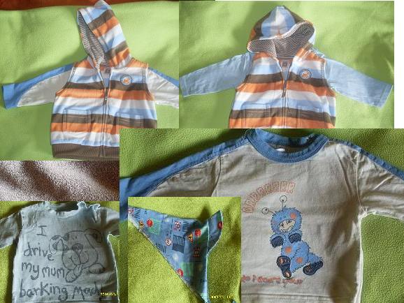 SDC11723
komplet- dres kamizelka ze spodenkami +2 bawełniane bluzeczki+czapeczka na lato na -6 miesięcy cena 25 zł