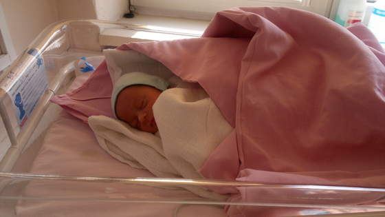 To jest Alanek również dzień po narodzinach